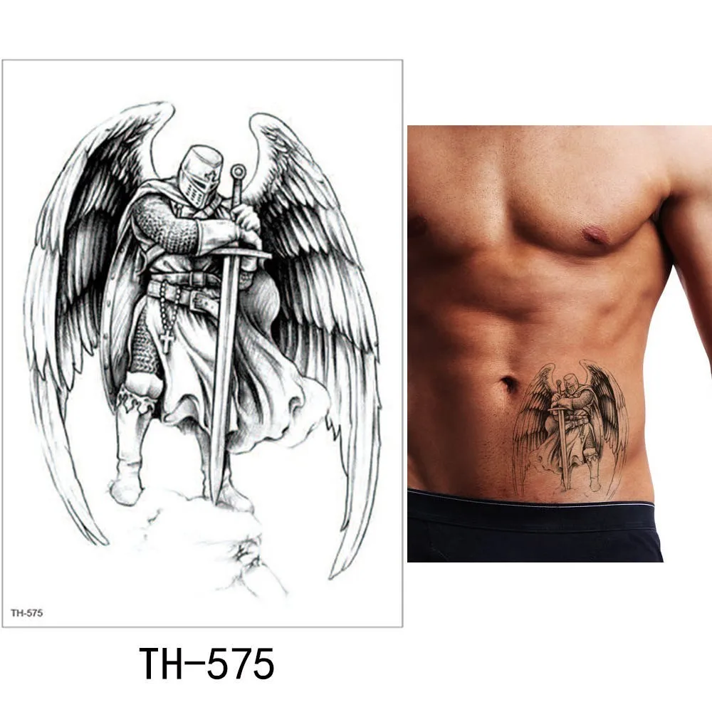 Glaryyears 1 лист временная татуировка наклейка классная поддельная тату крыло флеш-тату Водонепроницаемая маленькая боди-арт для мужчин и женщин TH Link 14 - Цвет: TH-575