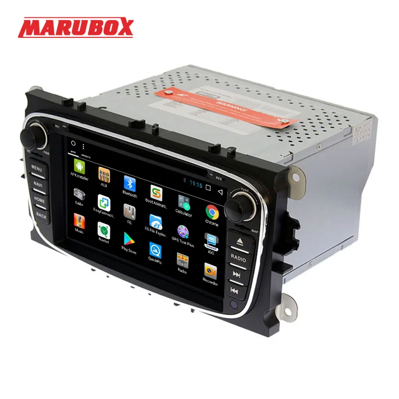 Excellent Marubox 2Din Android 7.1 For Ford Focus 2 Mondeo 4 S-MAX Connect 2007-2013 Car Radio GPS IPS Touch Screen DVD Multimedia Player 4