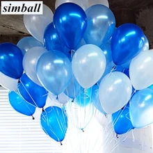 Ballon en Latex bleu clair, 10 pièces/lot, 1.5g, 21 couleurs, ballons gonflables pour décoration de mariage, fournitures pour fête d'anniversaire