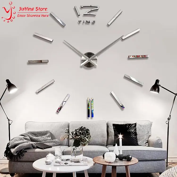 

On Sales Big 3D Digital Mirror Wall Clock Modern Design Large Decorative Wall Clocks Watch Wall Hours Home Decor Unique Gift