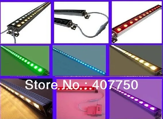 500 мм IP66 12x3 W 3in1 24 V внешний контроллер dmx RGB супер тонкие светодиодные прожекторы