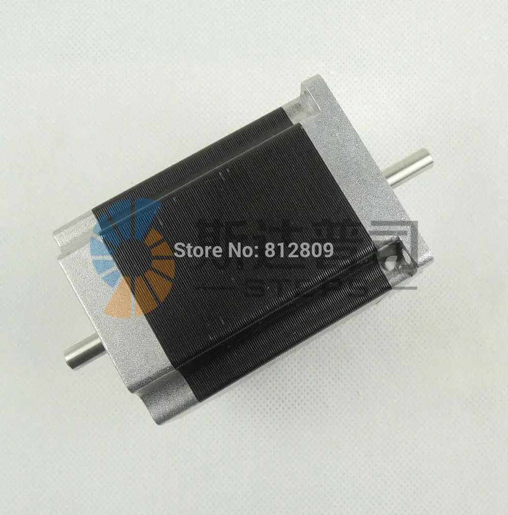 

nema23 stepper motor / 78mm 3A 1.8N.M / 2 phase 4-wire hybrid(6.35mm Dual Shaft)