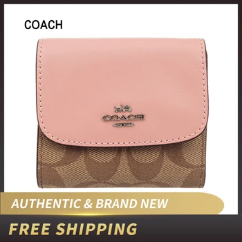 

Coach F87589 Small Wallet Signature PVC Leather F87589