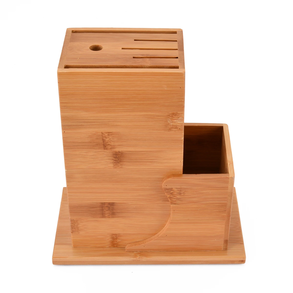 Mayitr Knives Holder Wood Bamboo Kitchen Utensil Holder Block Storage Rack For Home Kitchen Tools Organizer
