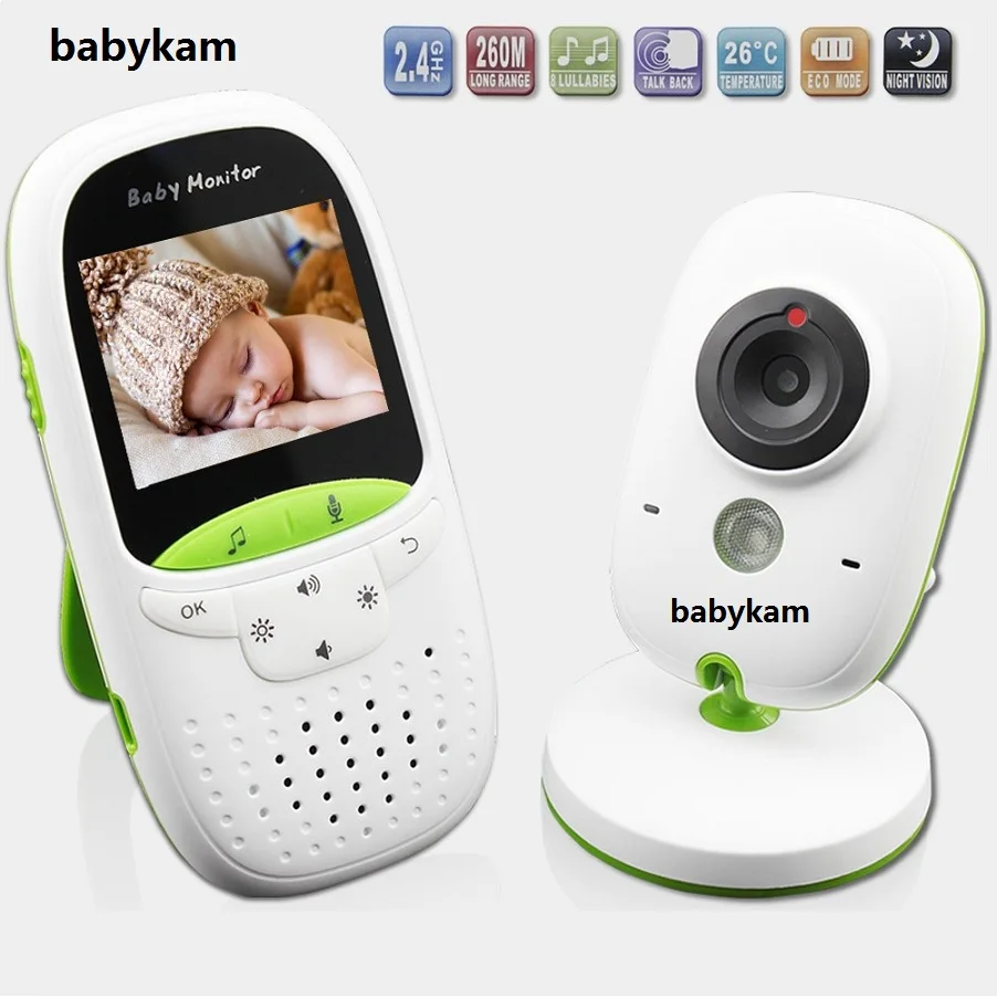 603 babyphone камера 3,2 дюймов TFT lcd ИК ночного видения видеодомофон монитор температуры 8 колыбельных