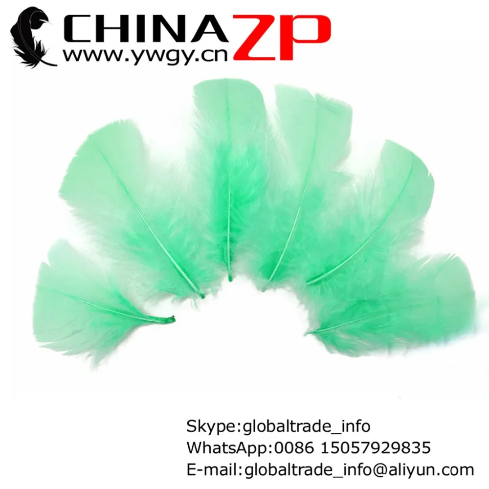 Retail and Wholesale from CHINAZP Factory 1000pcs/lot New Arrival Mint Green Fluffy Turkey T-Base Feathers | Дом и сад