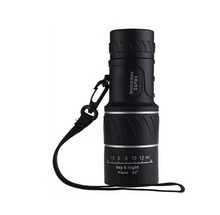 2017 New 16×52 Focus Zoom Green Optic Lens Travel Monocular Telescope for sports outdoor Monoculars hunting
