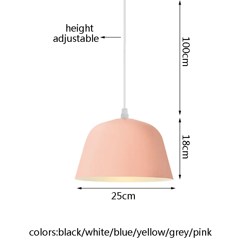 Подвесной светильник s красочный современный подвесной светильник скандинавский светодиодный декоративный железный подвесной светильник для гостиной столовой светильник