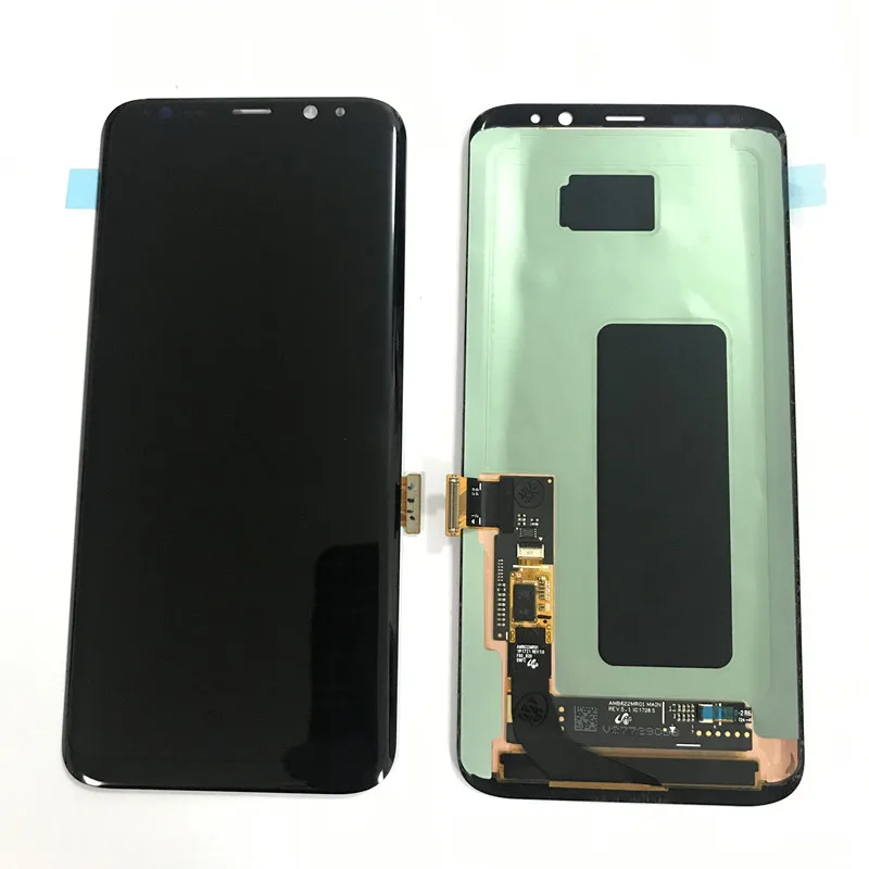 ЖК дисплей с рамкой для Samsung Galaxy S8 G950 G950F Plus G955 G955f сенсорный экран дигитайзером