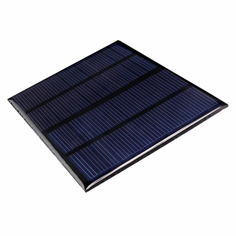 1Pc 12V 1.5W Wholesale Dropshipping MOONBIFFY Solar Panel Epoxy Polycrystaline Power Charge Module 115x85mm Mini Solar Cell