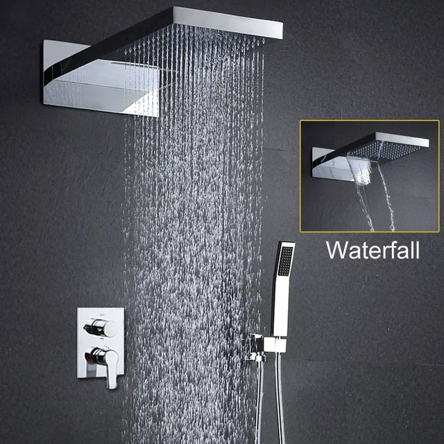 Bathroom Shower Set Wall Mounted Shower head Set Rain