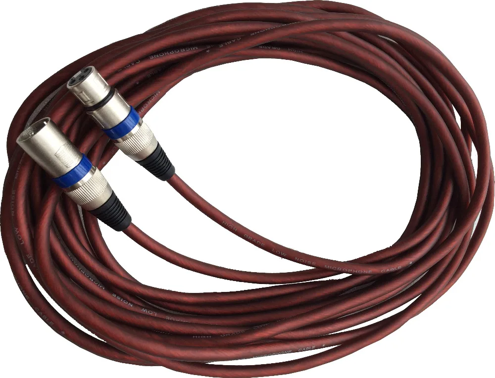 XLR Cable Audio 3ft Male to Female 3 pins Instrument Cable For