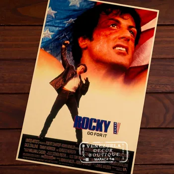 

Rocky V 1990 Wallpaper Classic Decorative Poster DIY Wall Canvas Painting Stickers Home Posters Home Decor Gift