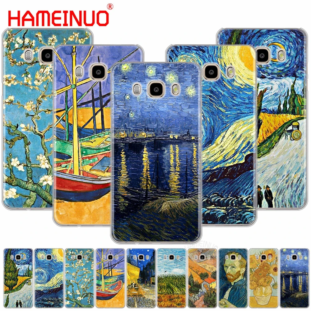 HAMEINUO Van Gogh чехол для телефона с изображением звездной ночи Samsung Galaxy J1 J2 J3 J5 J7 MINI ACE