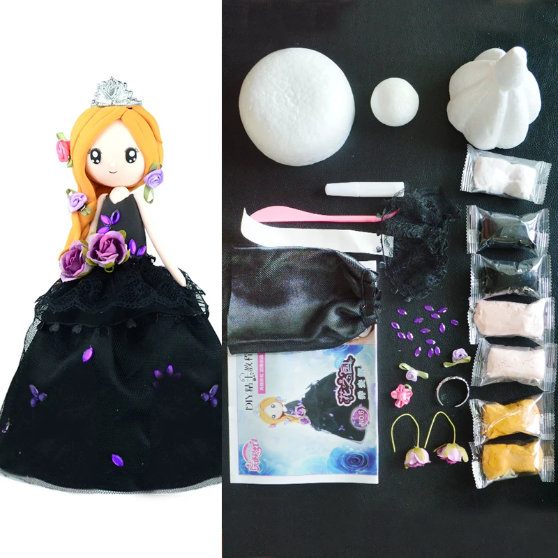 Slime Doll Set DIY Colorful Clay Western Style Doll With Dress And Clay Handwork Plasticine New Arrival Slime Supplies DOLLRYGA Slime Doll Set DIY Colorful Clay Western Style Doll With Dress And Clay Handwork Plasticine New Arrival Slime Supplies DOLLRYGA