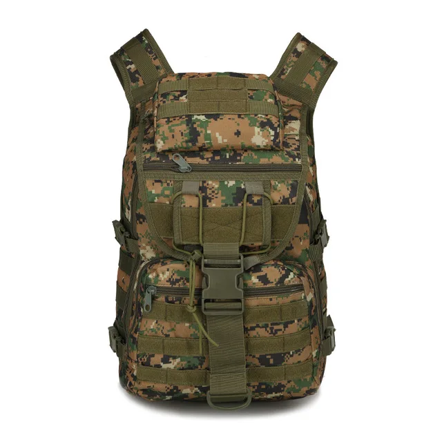 Мужские дорожные сумки Тактический Военный Рюкзак Molle камуфляжная сумка для спорта на открытом воздухе, кемпинга, походов, рюкзаки для мужчин - Цвет: woodland digi