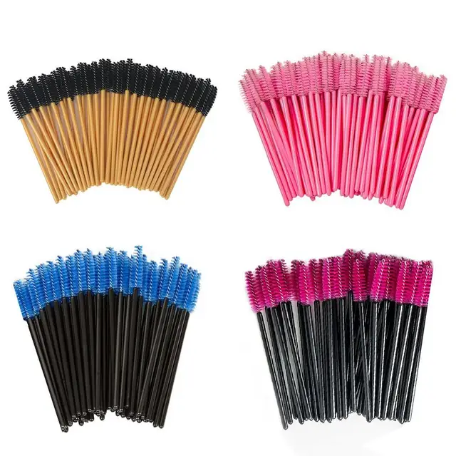 Best Offers 50Pcs Eyelash Brushes Makeup Brushes Disposable Mascara Wands Applicator Spoolers Eye Lashes Cosmetic Brush Makeup Tools Best Offers 50Pcs Eyelash Brushes Makeup Brushes Disposable Mascara Wands Applicator Spoolers Eye Lashes Cosmetic Brush Makeup Tools