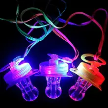 300 шт. DHL светодиодная мигающая соска свисток вечерние принадлежности забавная игрушка инструмент для выживания светящиеся палочки Бар