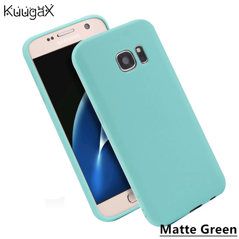 Матовые чехлы для Samsung Galaxy S8 S9 плюс Note8 C5 C9 Pro A3 2017 A5 A7 J7 J5 J3 ЕС J2 Prime S6 S7 край мягкий