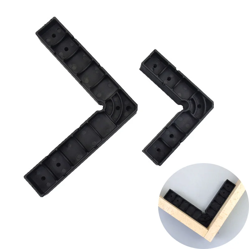 

90 Degrees Right Angle Fixing Clip Auxiliary Square Clamps Hand Ruler Woodworking Fixer Positioner FC0057/58