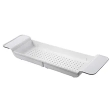 Ванная комната сливная Ванна рама выдвижные пластиковые стеллажи раковина посуда полка сушилка душ стеллаж для хранения XI311946