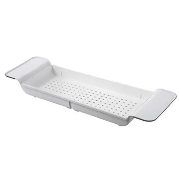 

Bathroom drain bathtub frame retractable plastic racks sink tableware shelf dish rack shower storage rack XI311946