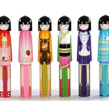 50 шт./лот зонтик кукла «Японская девочка» Зонт с героями мультфильмов 3-складной зонт