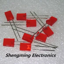 1000 шт 2x5x7 красный цвет Led 120deg рассеянный 1,9~ 2,3 В 200mcd 2*5*7 мм