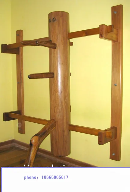 Cheap Wing Chun Mind Mook Jong, wooden dummy,Muk Yan Jong made of Solild Elm Wood