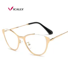 Брендовые дизайнерские очки кошачий глаз, модные женские очки с полуоправой, кошачий глаз, Женские оправы для очков, высокое качество oculos de Grau