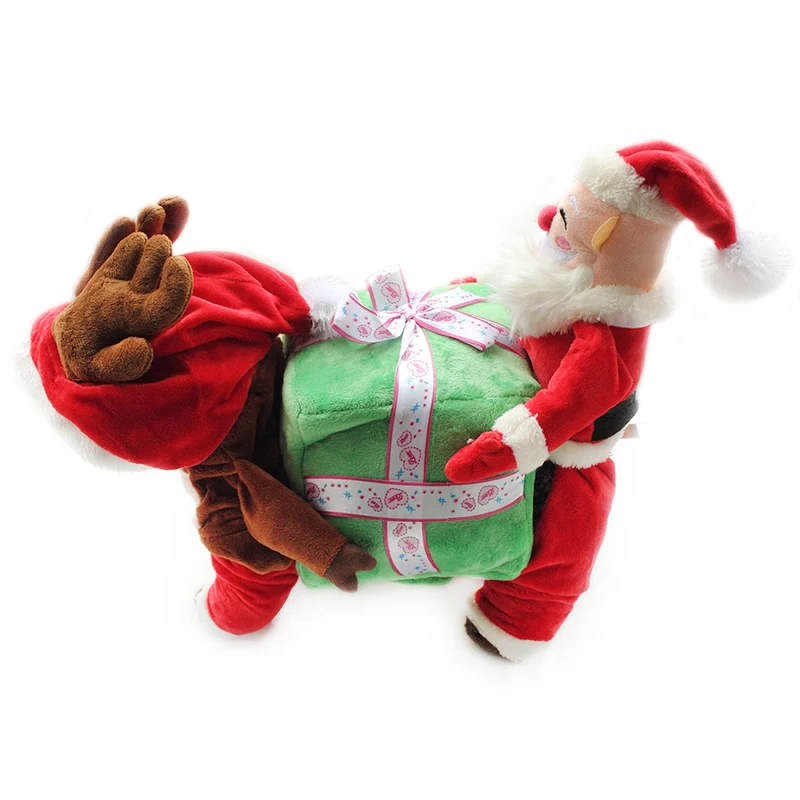 

Armi store 3D Gift Box Design Christmas Four Legs Dog Jumpsuits Dogs Winter Warm Rompers 6141040 Pet Clothes Supplies