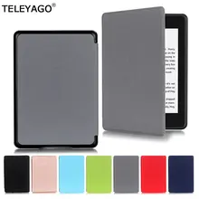 For All-New Amazon Kindle Paperwhite 4(10th Generation,2018 release) Case Premium Slim Flip Smart Leather Protective Cover Shell stylish protective pu leather flip open carrying case w buckle for amazon kindle 4 black