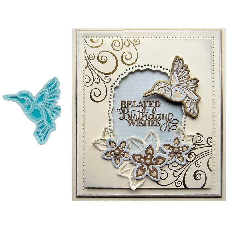 

Little Bird Cutting Dies Scrapbooking Template Card Album Making DIY Stencil Embossing Craft Decoration Animal New Dies 2019