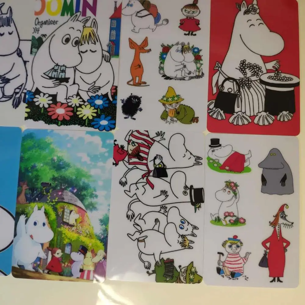 Moomin Muuminpeikko 2019 new fashion card sticker toy sticker kid muumi cartoon sticker cute Finland character sticker phone Moomin Muuminpeikko 2019 new fashion card sticker toy sticker kid muumi cartoon sticker cute Finland character sticker phone