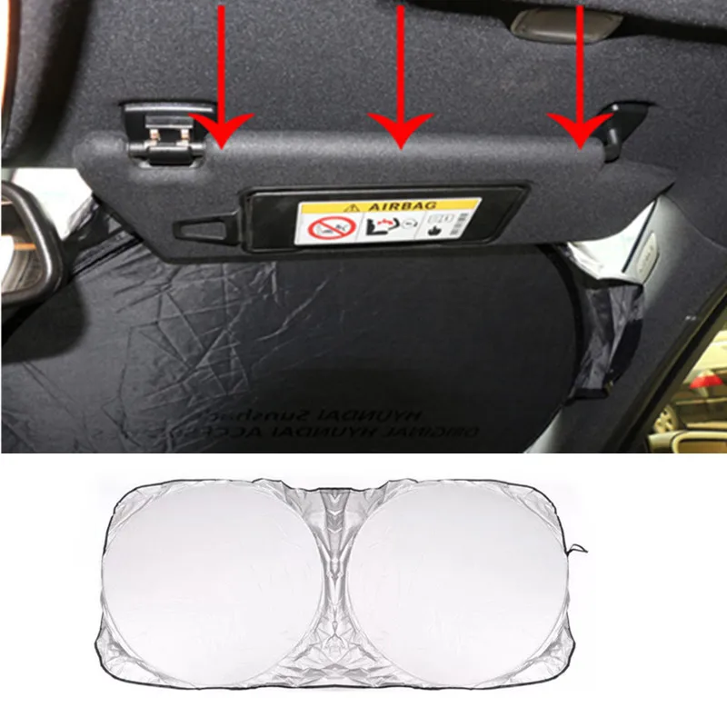 Car Windscreen Sunshade Front Window Sun Shade Windshield Visor Cover