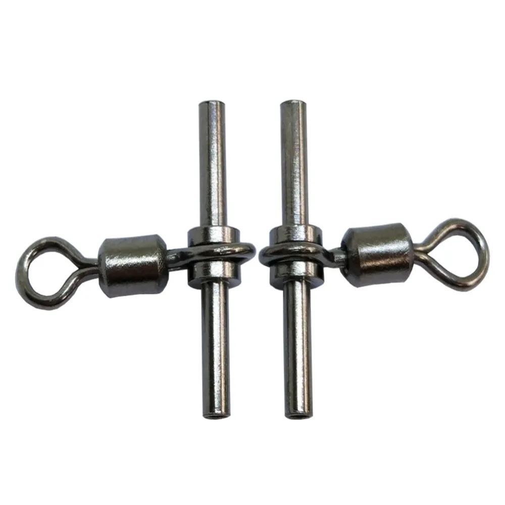 

F2015 100 pieces/lot cross-line brass head and tuoe 3 way fishing swivel fishing connector fishhooks fishing accessories