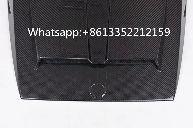 2018 2019 year W464 carbon fiber B style hood cover fit for G class G63 G65 G500 G55 hood bonnet (8)
