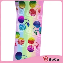 Новая голограмма grosgrain " 75 мм дизайн Термотрансферная Радужная вишневая печатная лента принимаем на заказ