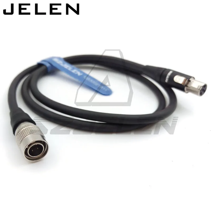 Sony camera Hirose 4 pin 12V Выходная мощность к Мини XLR 4pin разъем мама для TVLOGIC 058 кабель