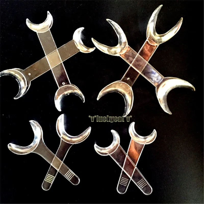 

A0082 16pcs Dental Intraoral Cheek Retractor Transparent Mouth Openers