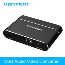 Big sale Vention 3 in 1 USB Audio Adapter USB to HDMI VGA + Audio Video Converter Digital AV Adapter For Phones Tablet For iPhone Samsung