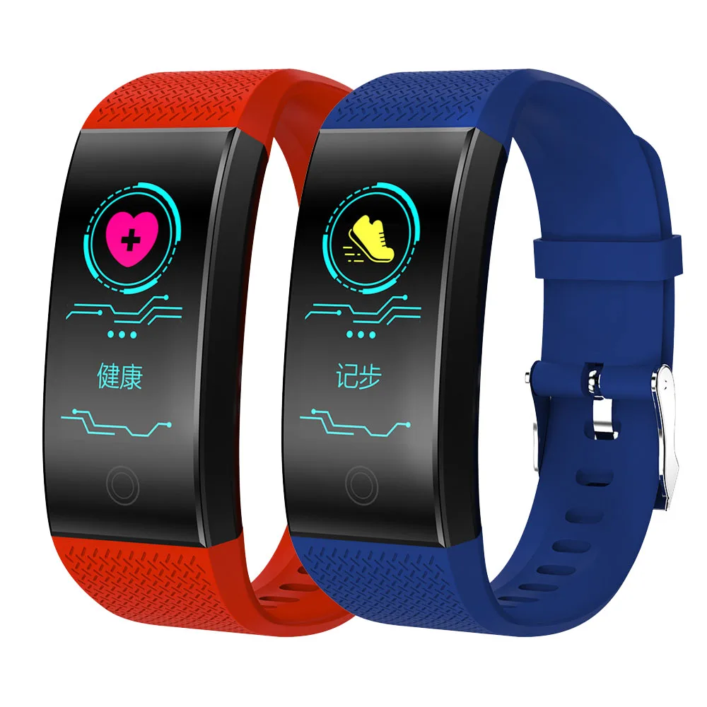 

QW18 Fitness Bracelet IP68 Waterproof Pedometer Bracelet Heart Rate Monitor Sleep Tracker Sport Smart Band Intelligent