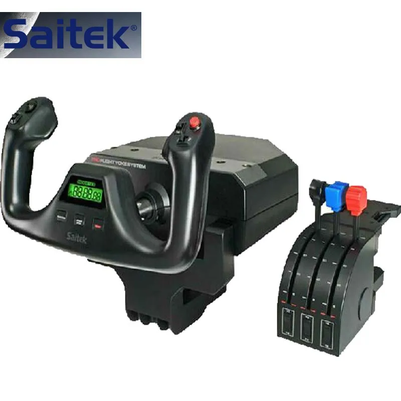 Original SAITEK YOKE Professional civil aviation flight simulator