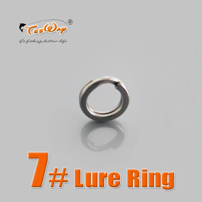 200 pcs Lure Ring 7mm Stainless Steel Split Rings for Blank Lures UPR7mm Crankbait Hard Bait Fishing Bass Walleye | Спорт и