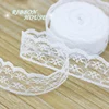 (10 yards/roll) 2.25cm White lace fabric Webbing Decoration Lovely gift packing Cotton Material ► Photo 3/6