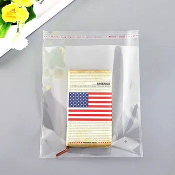 

Hot 300pcs 22cmx34cm Clear Self Adhesive Plastic Bag Jewelry Gift Bag for food/clothes/jewelry/women Package Opp Bags