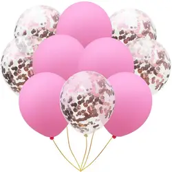 20 шт. микс розовое золото конфетти латексные шары розовые вечерние шары детская игрушка в ванную Свадьба День Рождения украшения