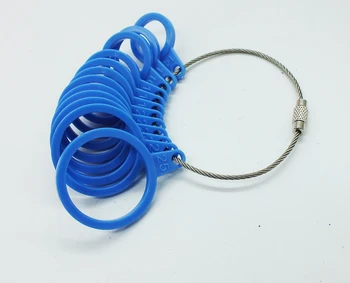 

Wholesale 10pcs Arab 14MM-25MM standard plastic ring sizer/ ring gauges