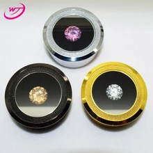 Высокое качество, 3 шт./партия, свободная Свадебная коробка с бриллиантами, витрина, сплав, держатель, драгоценный камень, бусины, контейнер для хранения ювелирных изделий, 42*18 мм