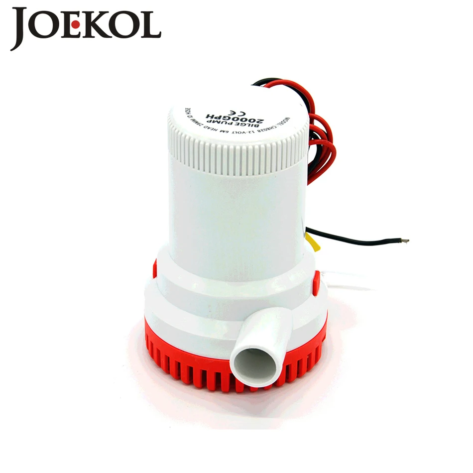 bilge pump Large flow dc 24v submersible boat water pump,2000GPH